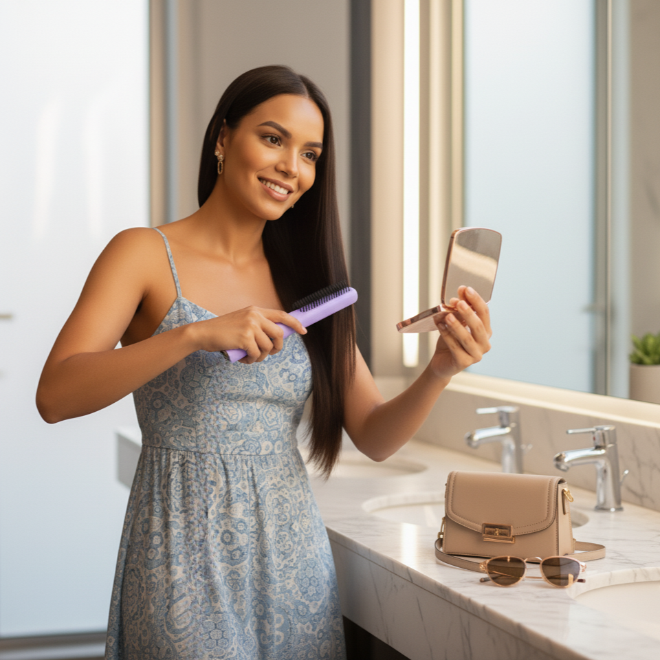 Cepillo Alisador Portatil