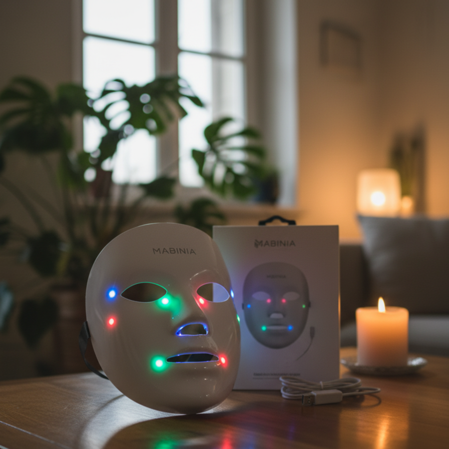 Máscara facial LED Rejuvenecedora