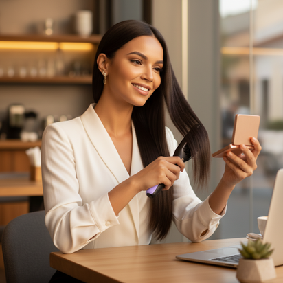 Cepillo Alisador Portatil