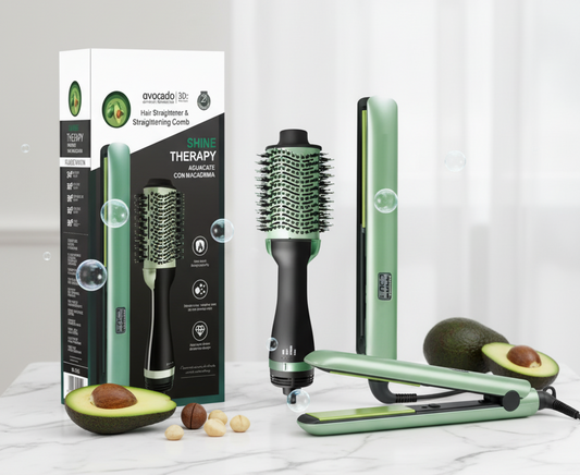 COMBO AGUACATE CEPILLO + PLANCHA